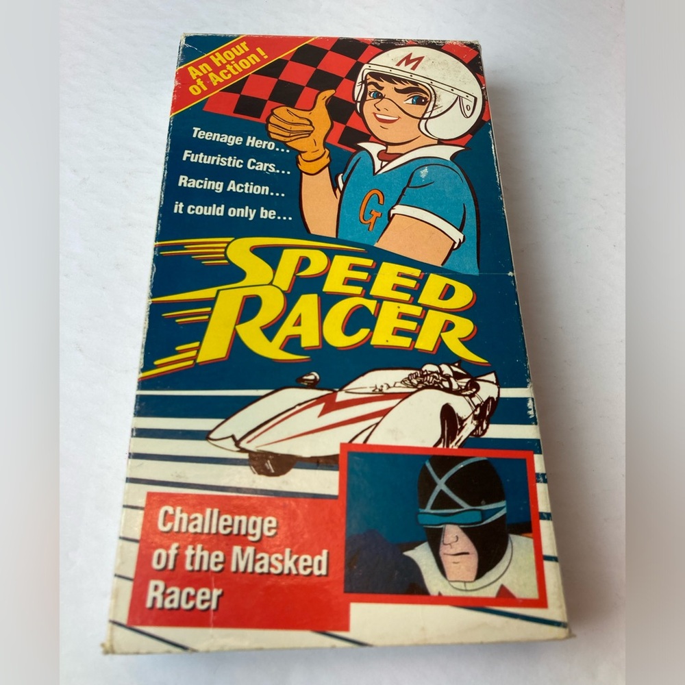 Speed Racer Challenge Of The Masked Racer Cartoon Anime 1966 VHS 1990
